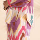 trueBrowns Pink Cotton Ikat Shirt Co-ord Set - Swadesiicart