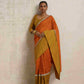 trueBrowns Gold Silk Blouse | Swadesiicart