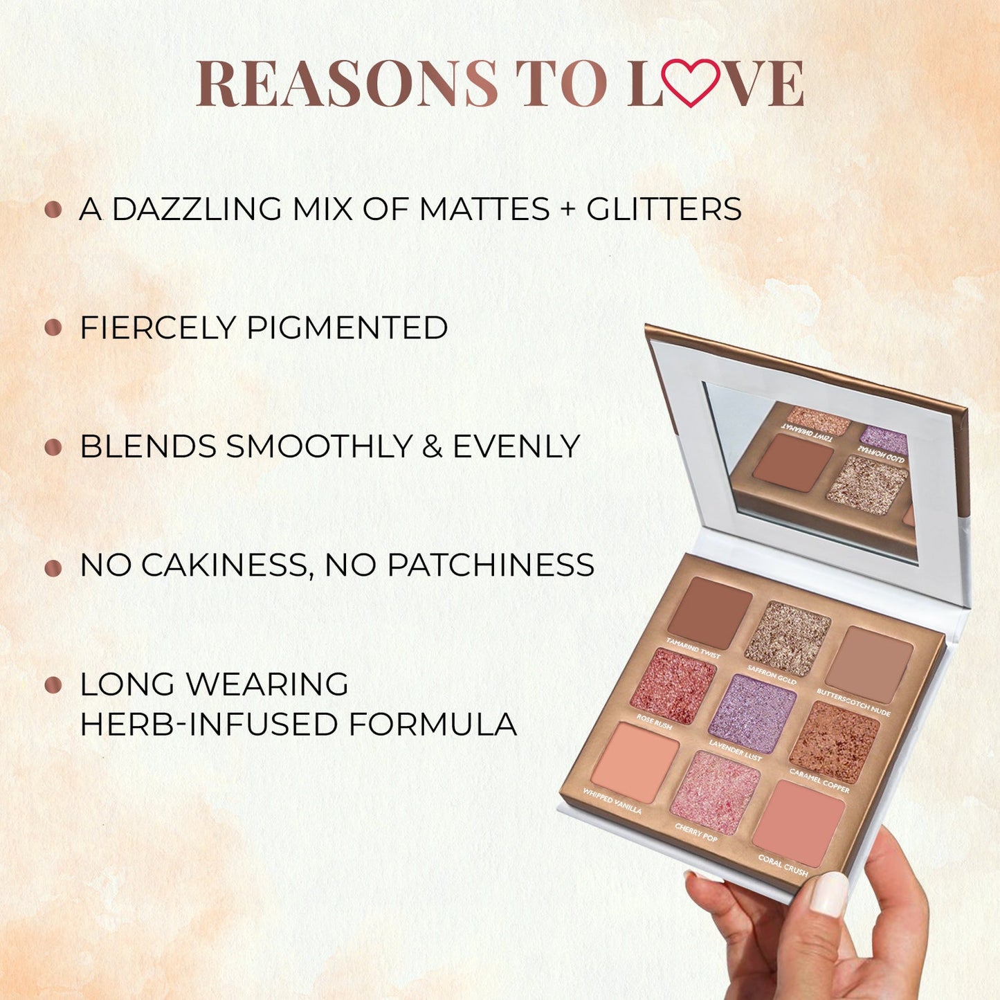 Just Herb: Enriched 9 in 1 Eye shadow Palette Sunshine-Day