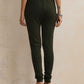 trueBrowns Green Woollen Leggings | Swadesiicart