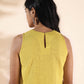 trueBrowns Lime Cotton Sleeveless Co-ord Set - Swadesiicart