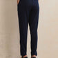 trueBrowns Navy Woollen Pants | Swadesiicart