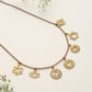 trueBrowns Brass Dangle Necklace | Swadesiicart