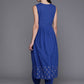 Ahalyaa Floral Printed High Slit Gotta Patti Pure Cotton Kurta with Harem Pants | Swadesiicart