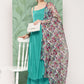 InWeave Women's Teal Strappy Set W White Pink Or Duptta - Swadesiicart