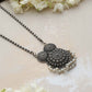 trueBrowns Silver Tone Pearl Drop Pendant Chain | Swadesiicart