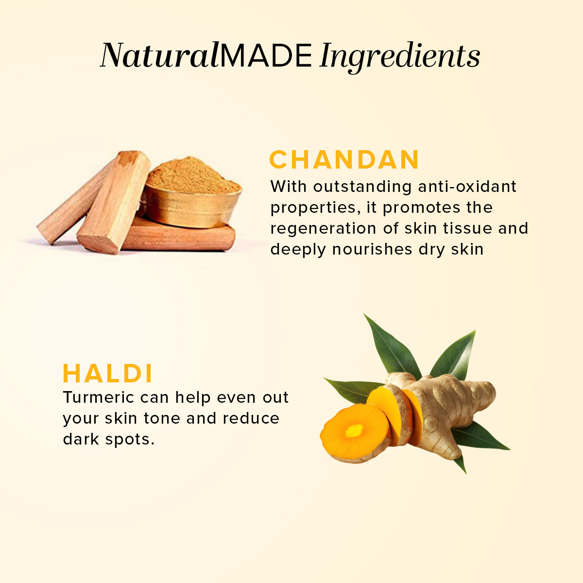 Khadi Natural Herbal Chandan Haldi Soap Combo Pack Of 3 – 125gm Each