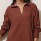 trueBrowns Brown Cotton Linen Kurta Pant Set | Swadesiicart