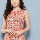 Ahalyaa Women Ethnic Motifs Embroidered Gotta Patti Kurta | Swadesiicart