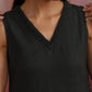 trueBrowns Dark Olive Green Cotton Dobby Kurta Set | Swadesiicart
