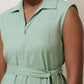 trueBrowns Mint Green Cotton Linen Co-Ord Set - Swadesiicart