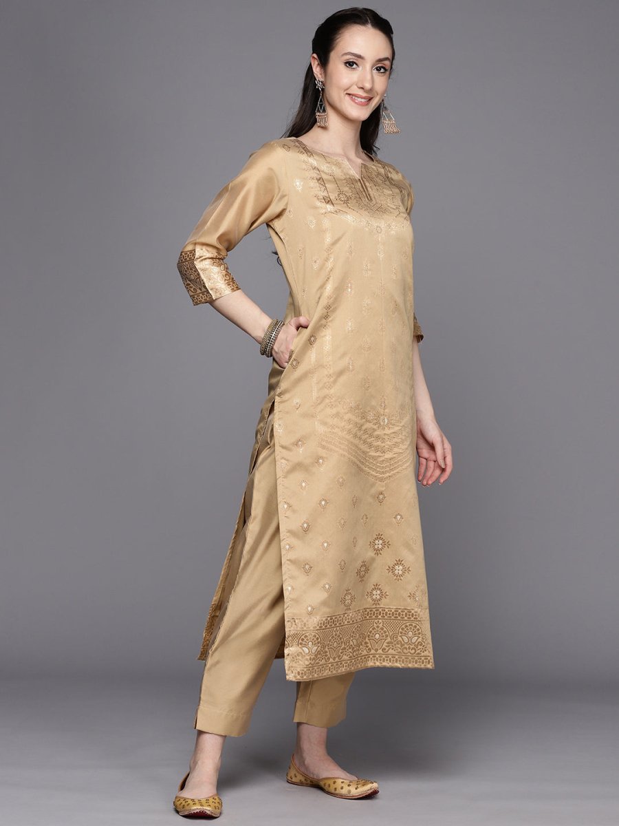 Ahalyaa Woven Design Ethnic Motifs Unstitched Dress Material | Swadesiicart