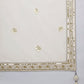 House of Panchhi Cream Net Cutdana, Sequins And Zarkan Embroidery Lehenga Choli & Dupatta | Swadesiicart
