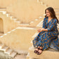 NOZ2TOZ Floral Printed Knee Lengthn v Neck Rayon Co-ords Set - Swadesiicart