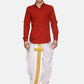 Sethukrishna Men White Solid Readymade Dhoti Pants | Swadesiicart