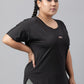 MKH Plus Size Drop Shoulder Sleeves Dri FIT Relaxed Fit Sports T-shirt - Swadesiicart