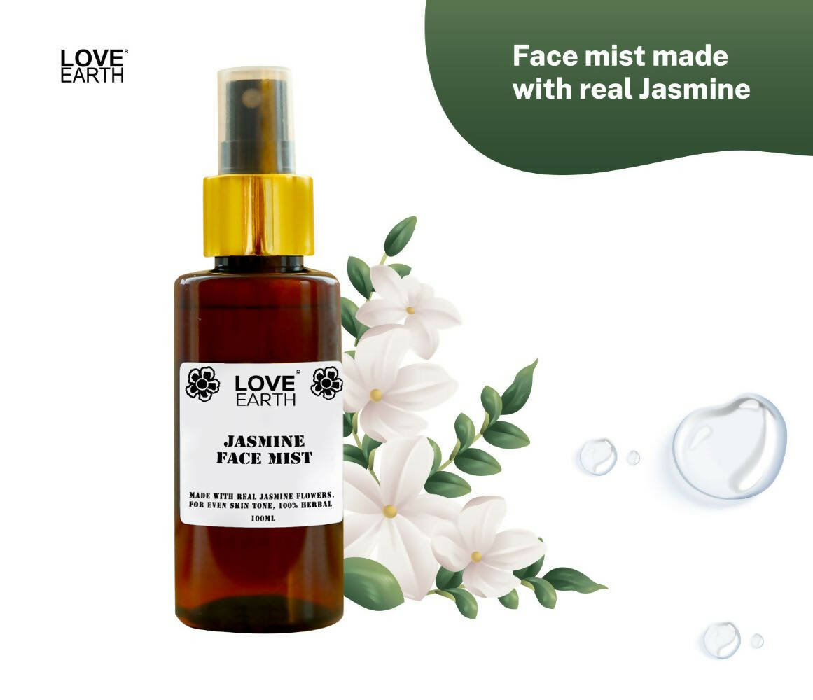 Love Earth Jasmine Face Mist - Swadesiicart