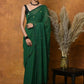 Very Much Indian Pure Mul Cotton Handloom Saree - Green | Swadesiicart