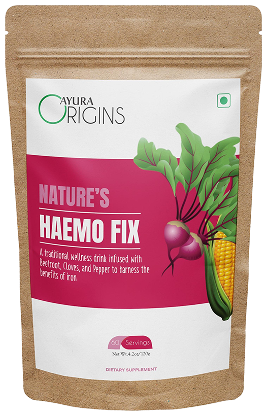 Ayura Origins Nature's Haemo Fix Powder - Swadesiicart