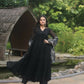 Jyoti Fashion Women's Black Faux Blooming Butti Work Kurta with Trouser & Dupatta | Swadesiicart