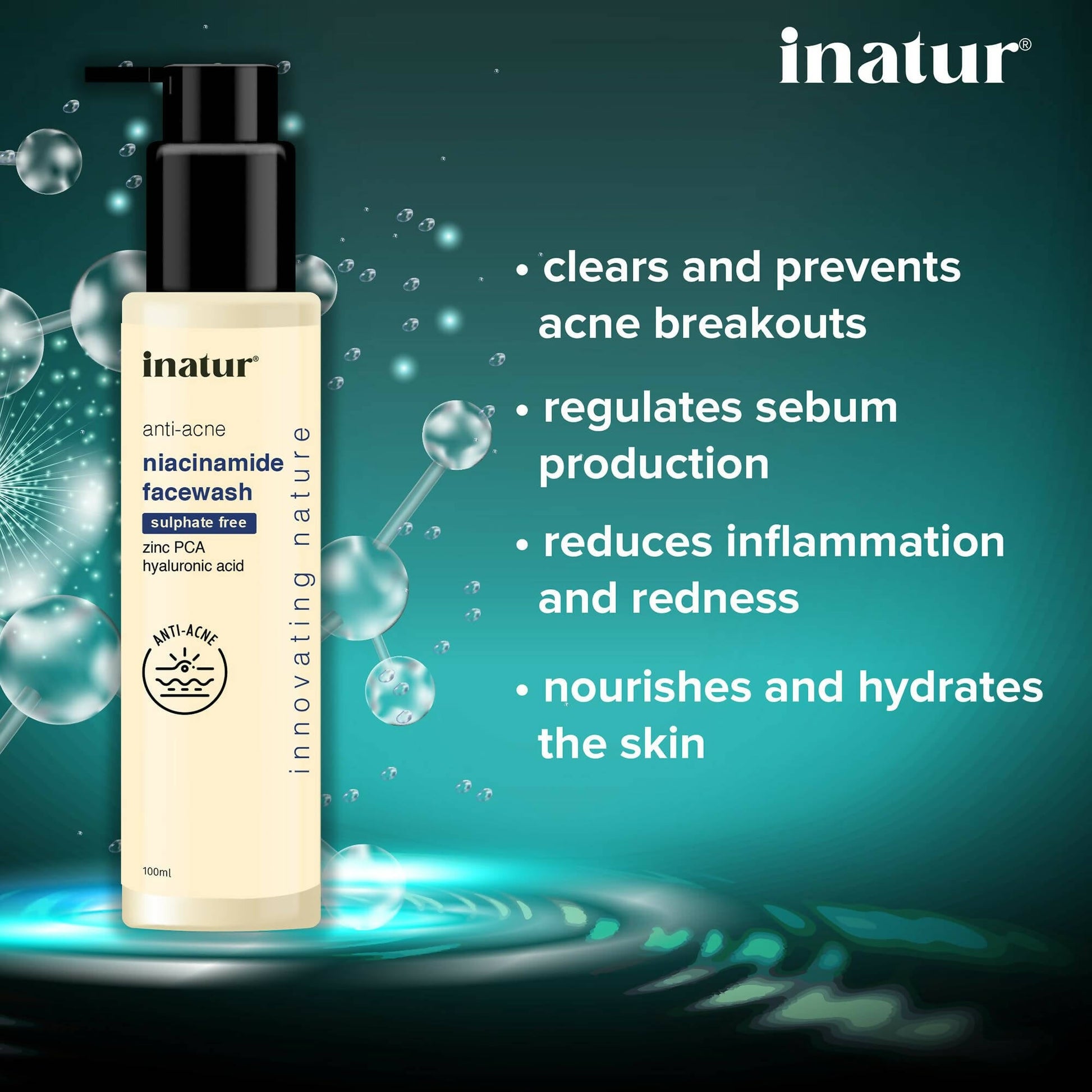 Inatur Niacinamide Face Wash - Swadesiicart