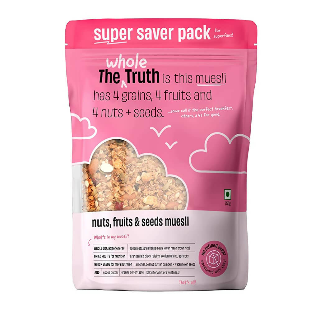 The Whole Truth Nuts, Fruits & Seeds Muesli - Swadesiicart