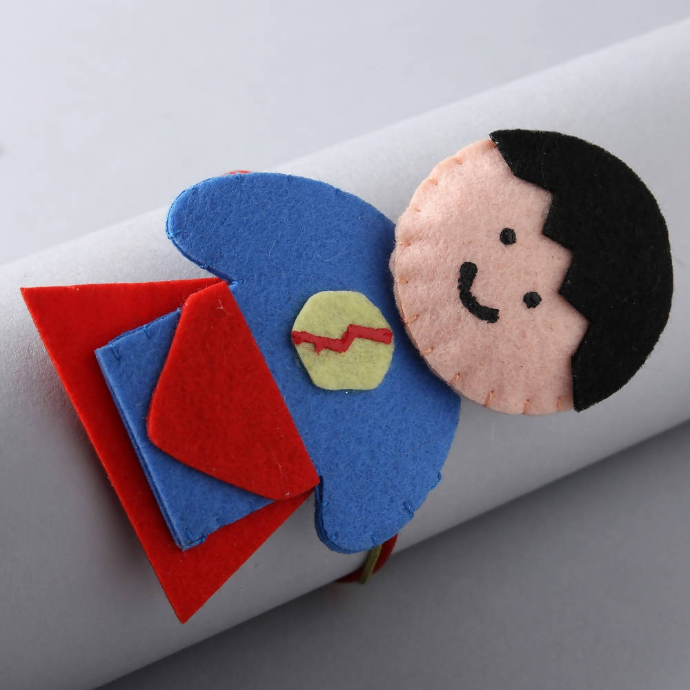 Superman Kids Rakhi & Besan Laddoos | Swadesiicart