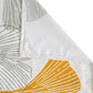 Home Sizzler Grey & Yellow Floral 210 TC Queen Bedsheet with 2 Pillow Covers - Swadesiicart