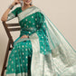 Saree Mall Green Ethnic Motifs Zari Organza Banarasi Saree | Swadesiicart