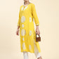 HOUSE OF KARI Embroidered Chikankari Pure Cotton Chikankari Kurta | Swadesiicart