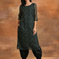 Aks Bandhani Printed Organza Anarkali Kurta