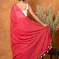 Very Much Indian Mul Cotton Khadi Design Handloom Woven Saree - Pink | Swadesiicart