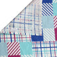 BOMBAY DYEING Marigold Blue Geometric Cotton 104 TC King Bedsheet With 2 Pillow Covers - Swadesiicart