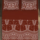 SPACES Warli Orange & White Printed Cotton 210 TC King Bedsheet with 2 Pillow Covers - Swadesiicart