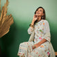 Light Blue Georgette Handwork Unstitched Dress Material - Hanika | Swadesiicart