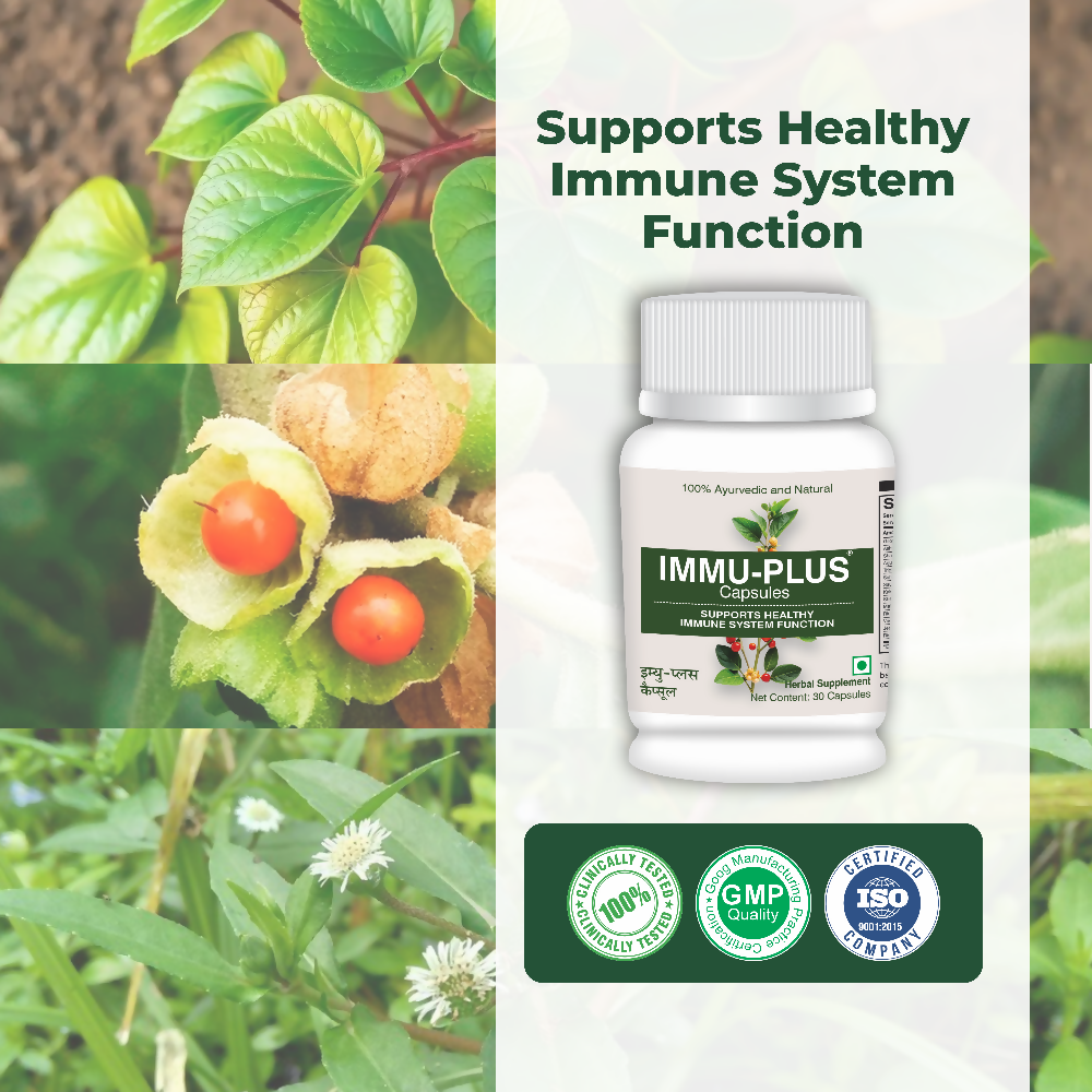Satya Pharmaceuticals Ayurveda Immu Plus Capsules | Swadesiicart
