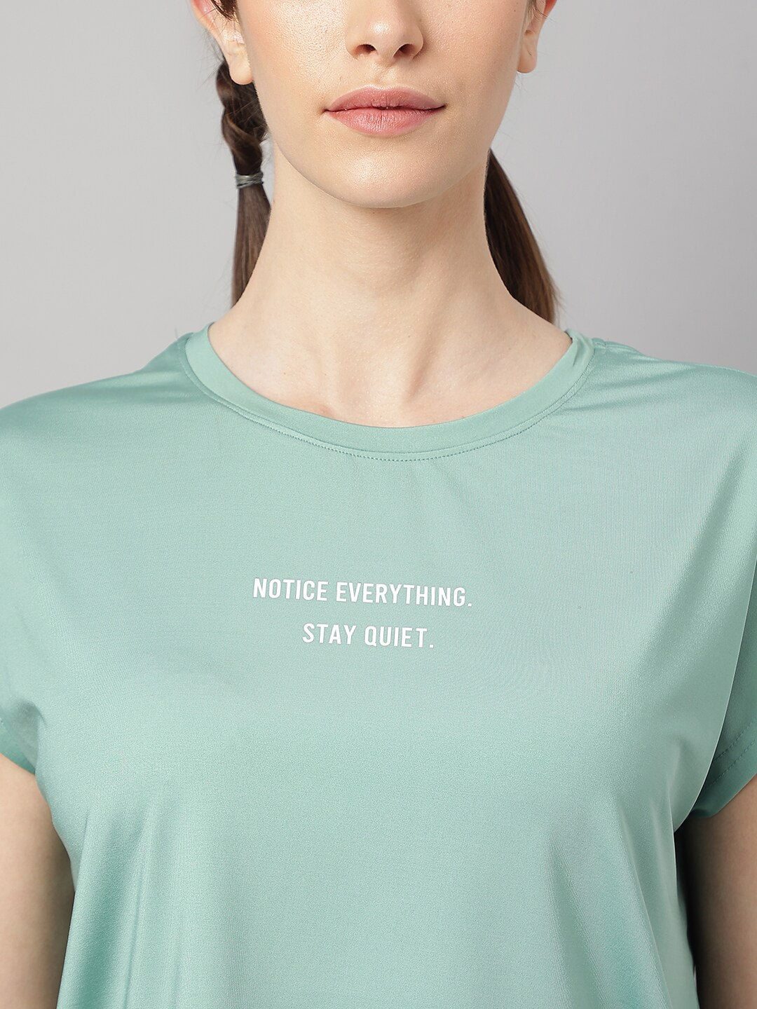 MKH Typography Printed Relaxed Fit Dri-FIT T-shirt - Swadesiicart