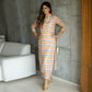 Aayaa Pure Muslin printed Kurti & Pant - Multi Color