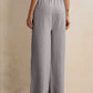 trueBrowns Grey Woollen Flared Pants | Swadesiicart