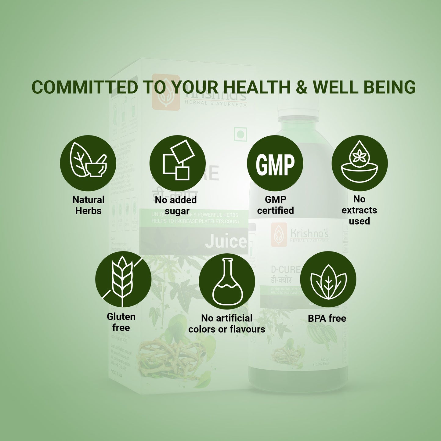 Krishna'S Herbal & Ayurveda Dcure Juice | Swadesiicart