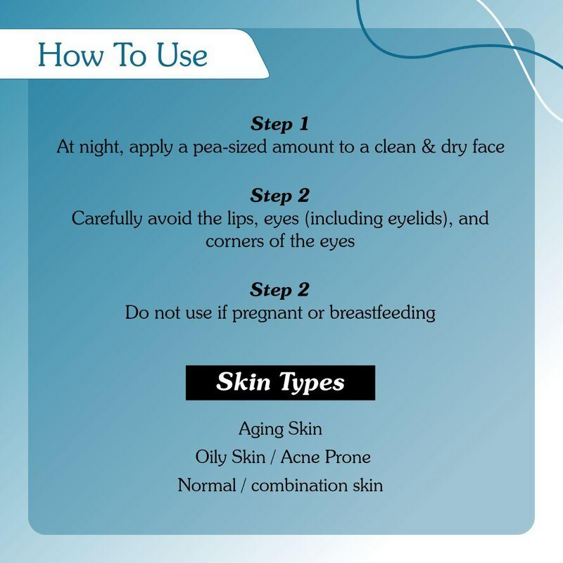 Bake 2.5% Retinol Night Repair moisturiser Cream | Swadesiicart