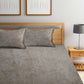 KLOTTHE 300 TC Woolen King Bedsheet with 2 Pillow Covers - Swadesiicart
