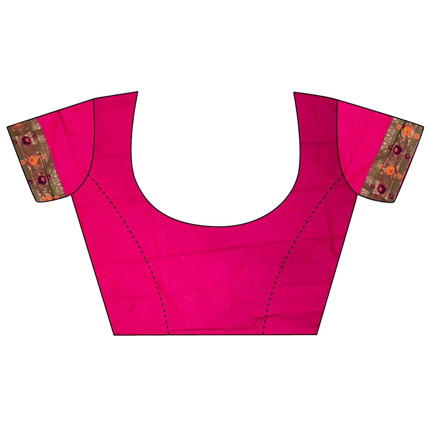 Joban Fashion Hot Pink Banarasi Soft Silk Woven Saree | Swadesiicart