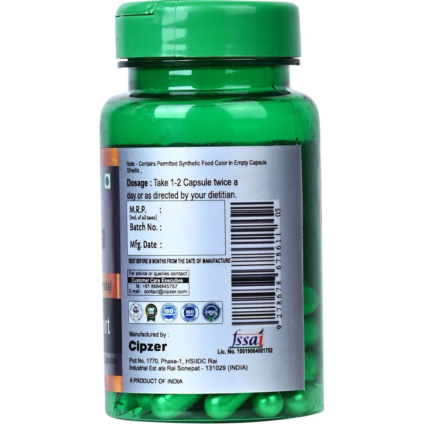 Cipzer Mucuna Capsules | Swadesiicart
