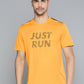 Alcis Men Typography Printed Anti Static Slim Fit Sports T-shirt | Swadesiicart