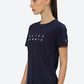 ASICS Women Typography Court Graphic Printed T-shirt | Swadesiicart
