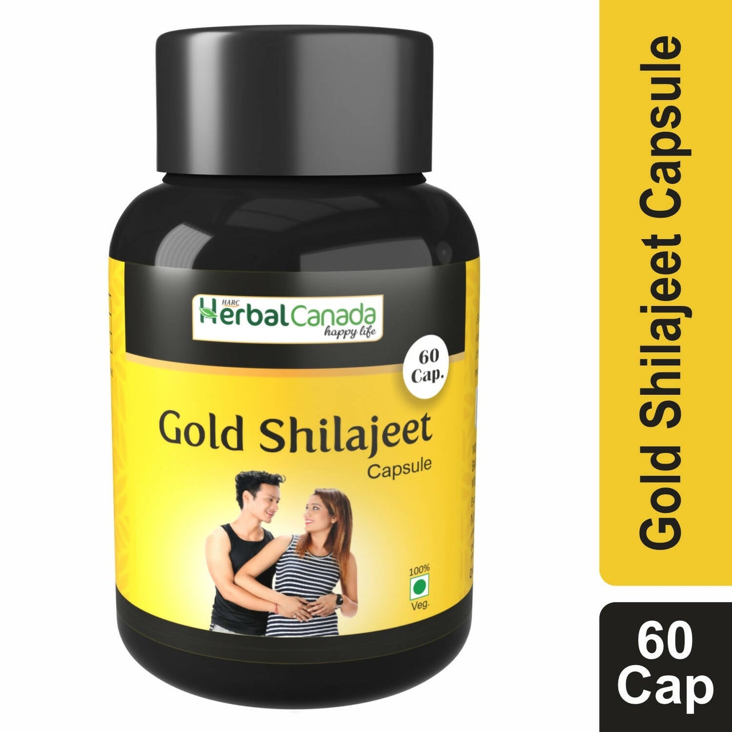 Herbal Canada Pure Gold SJ Capsules - Swadesiicart
