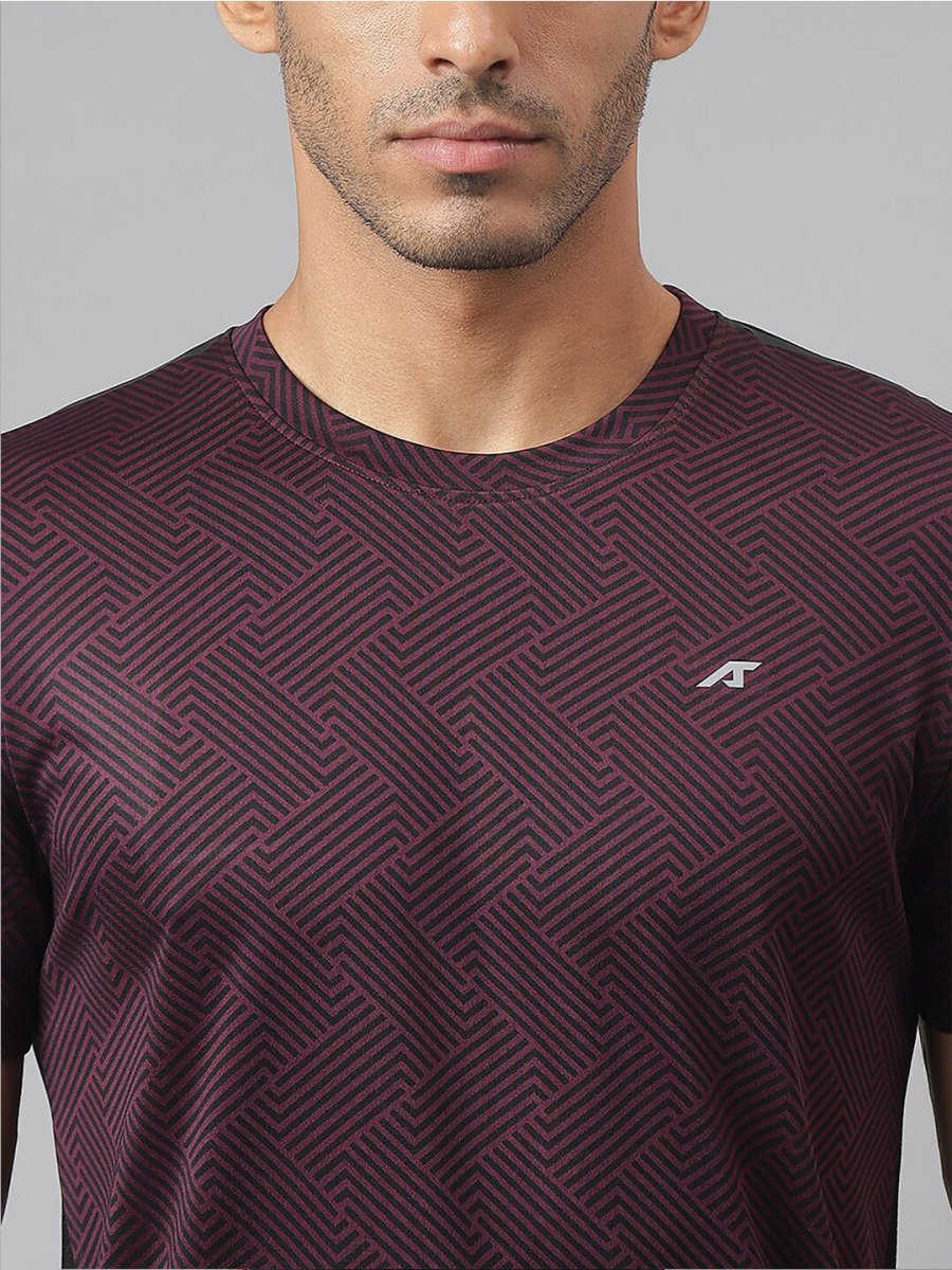 Alcis Drytech+ Anti-Static Slim-Fit Round Neck Running T-Shirt | Swadesiicart