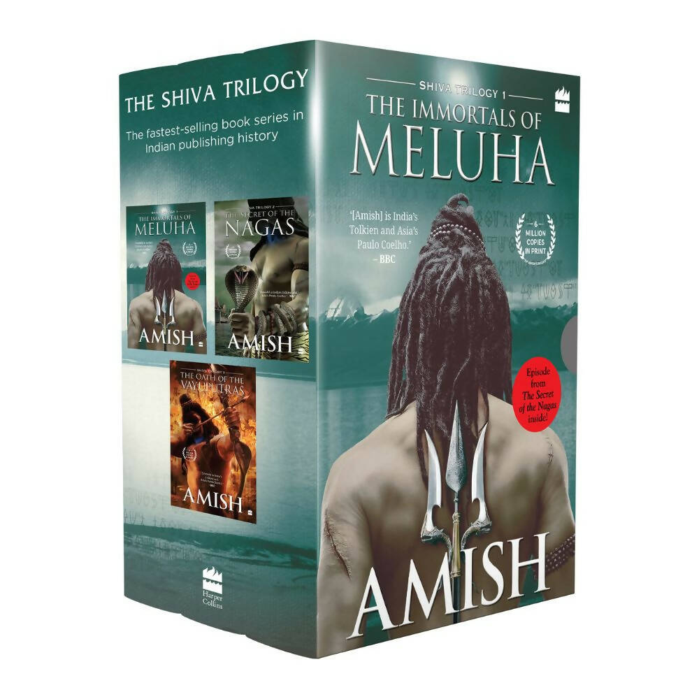 The Shiva Triology Boxset of 3 Books - The Immortals of Meluha by Amish Tripathi | Swadesiicart