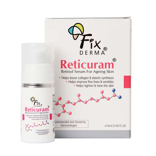Fixderma 0.05% Pure Retinol Reticuram Face Serum For Anti Aging Skin - Swadesiicart